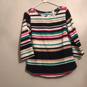 ** WORN ONCE** Striped blouse